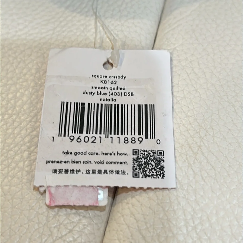 Kate Spade New York Natalia Quilted Square Crossbody Bag NWT
